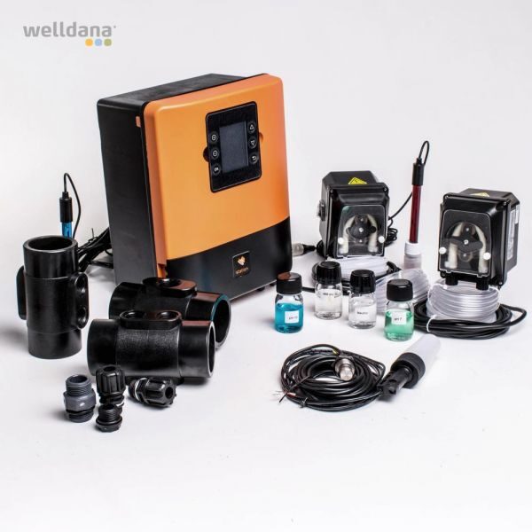 Kemistyring og poolkontrol pH + Redox  Control Station komplet, med sensorer - Image 3
