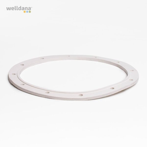 Flad pakning f. topventil 2" Welldana filter
