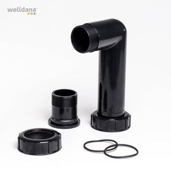 Adaptor kit 2" f.  Sort ventil f. Artic filter/San Sebastian - Image 2
