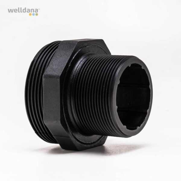 Tankgennemfør., 1½" m/pakning t/BL- filter